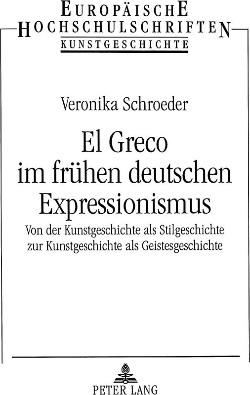 El Greco im frühen deutschen Expressionismus