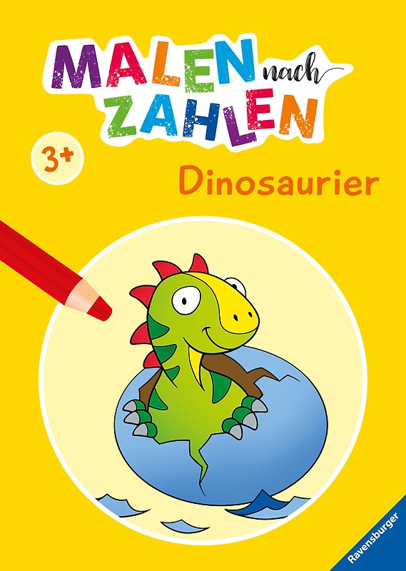 Malen nach Zahlen - Dinosaurier