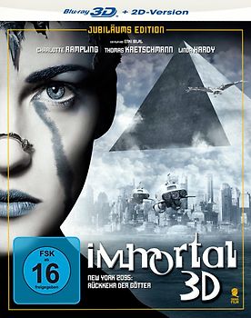Immortal 3D: New York 2095 - Die Rückkehr der Götter [Jubiläums Edition, 3D / 2D Version, inkl. 3 Sammelkarten] 3D Blu-ray Disc