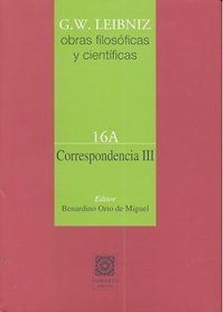 Correspondencia III : volumen 16 A