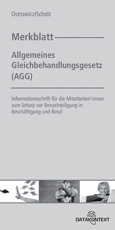 Merkblatt Allgemeines Gleichbehandlungsgesetz (AGG) - im Format DIN lang
