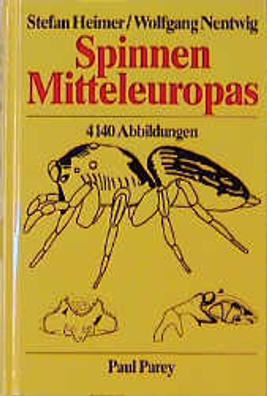 Spinnen Mitteleuropas. Ein Bestimmungsbuch