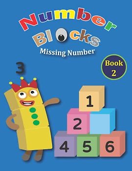 Number Blocks Missing Number (Book 2): Math activity book for kids age 7-12, number tracing book for kids, activity books for kids ages 4-8 shape tracing