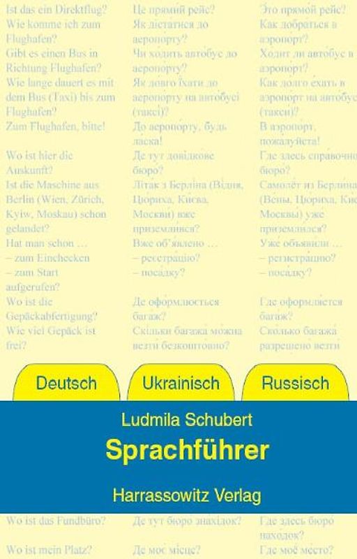Sprachführer Deutsch - Ukrainisch - Russisch