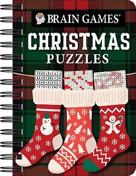 Brain Games - To Go - Christmas Puzzles (Stocking Cover)