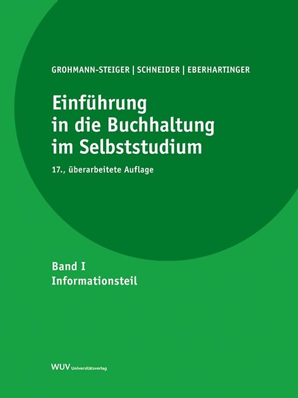 Einführung in die Buchhaltung im Selbststudium