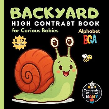 Backyard ABC High Contrast Book for Curious Babies