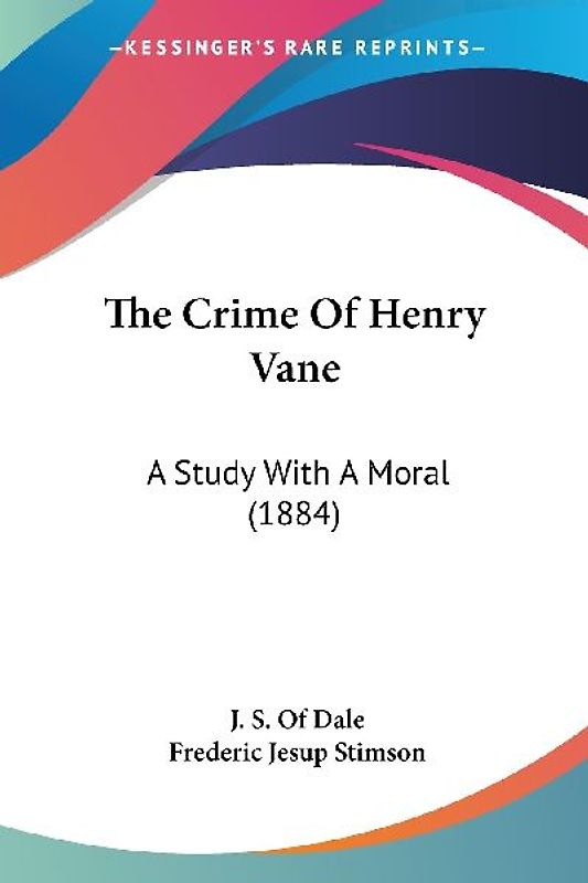 The Crime Of Henry Vane