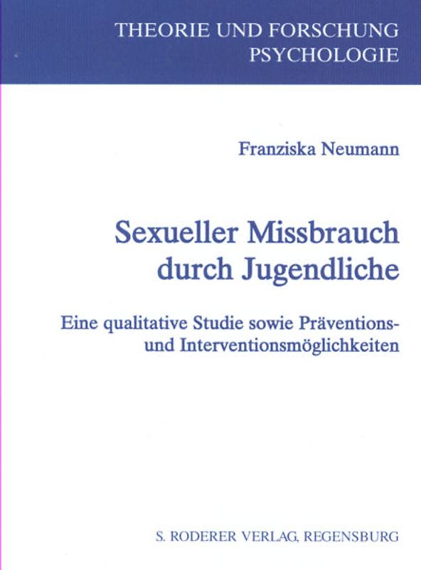 Sexueller Missbrauch durch Jugendliche