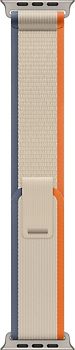 Apple Watch 44/45/46/49 mm Loop Trail M/L naranja/beige