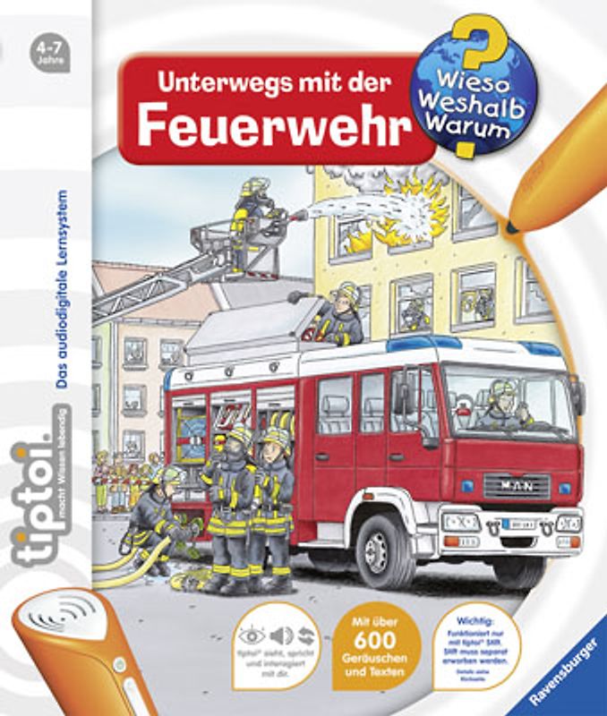 tiptoi® Unterwegs mit der Feuerwehr