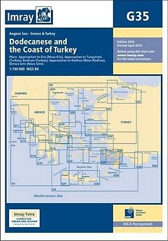 Imray Chart G35: Dodecanese and the Coast of Turkey