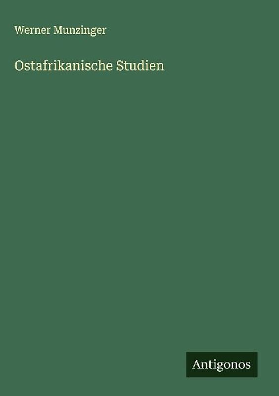 Ostafrikanische Studien