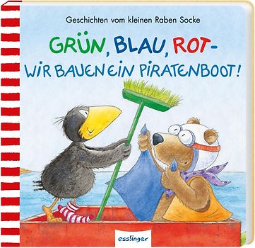Der kleine Rabe Socke: Grün, Blau, Rot – wir bauen ein Piratenboot!
