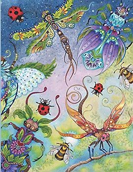 Notebook One: Insectimaginary: A Ruby Charm Colors Lined Notebook