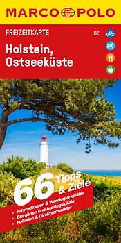 MARCO POLO Freizeitkarte 2 Holstein, Ostseeküste, Kiel 1:100.000