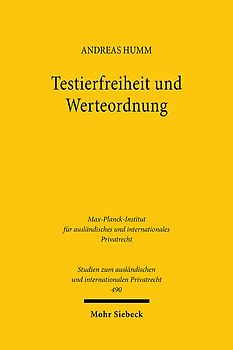 Testierfreiheit und Werteordnung