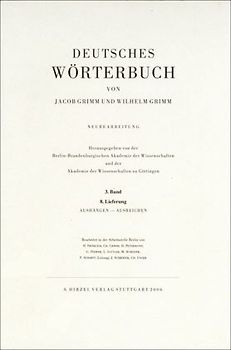 Grimm, Dt. Wörterbuch Neubearbeitung