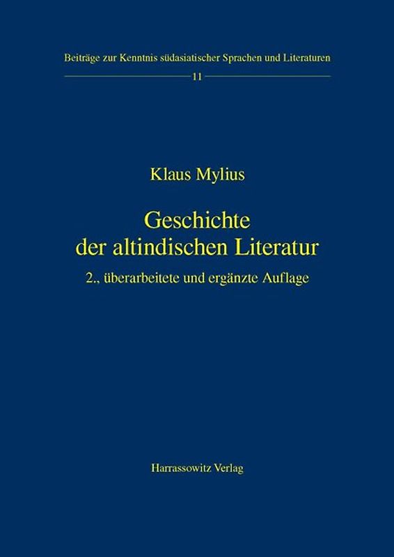 Geschichte der altindischen Literatur