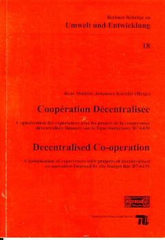 Coopération Décentralisée. Decentralised Co-operation