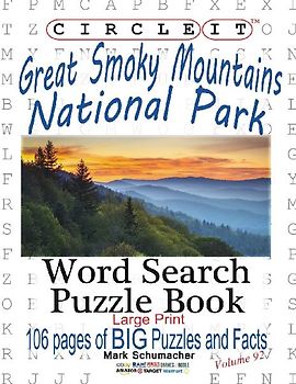 Circle It, Great Smoky Mountains National Park Facts, Word Search, Puzzle Book