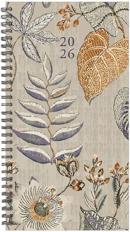 Organic Tapestry 2026 3.5 X 6.5 Softcover Weekly Spiral