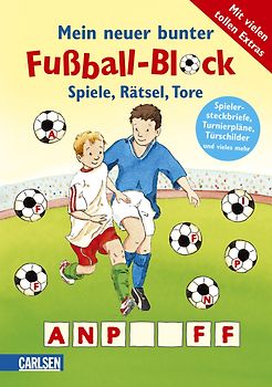 Mein neuer bunter Fußball-Block