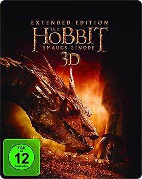 Der Hobbit: Smaugs Einöde Extended Edition 3D [Steelbook, 5 Discs] 3D Blu-ray Disc