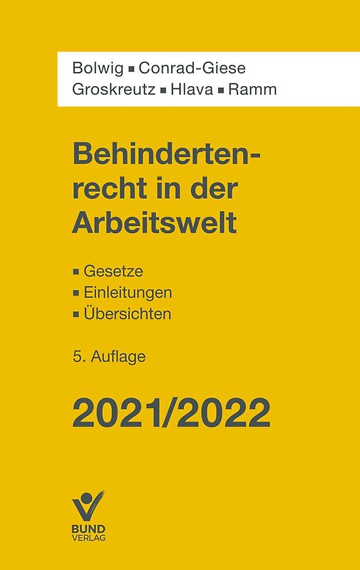 Behindertenrecht in der Arbeitswelt