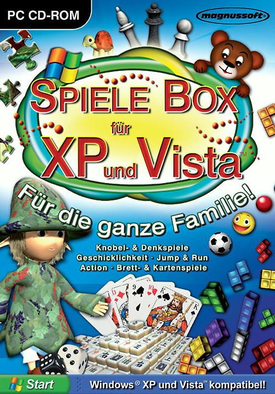 Spielebox für XP & Vista PC Spiele
