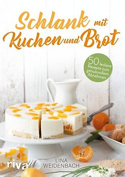 Schlank mit Kuchen und Brot