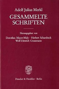 Gesammelte Schriften.
