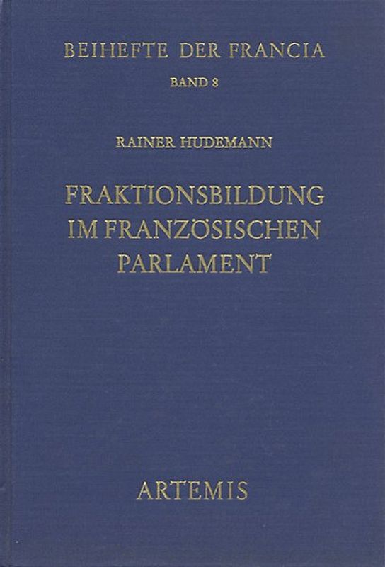 Fraktionsbildung im französischen Parlament