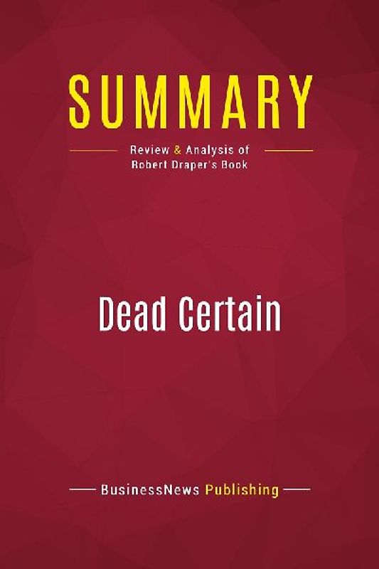 Summary: Dead Certain