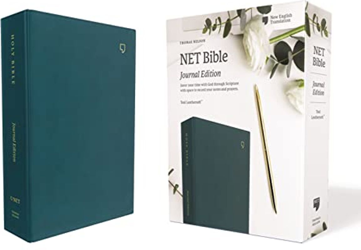 NET Bible, Journal Edition, Leathersoft, Teal, Comfort Print: Holy Bible