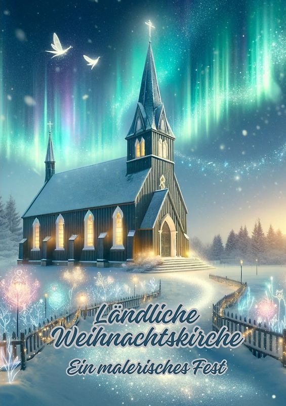 Ländliche Weihnachtskirche
