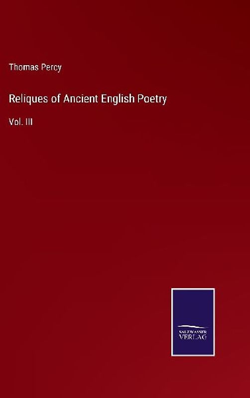 Reliques of Ancient English Poetry