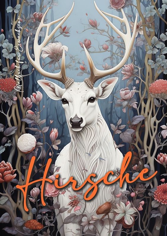 Hirsche Malbuch für Erwachsene