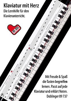 Klaviatur mit Herz