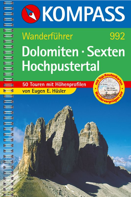 Dolomiten-Sexten-Hochpustertal. Wanderführer mit Tourenkarten, Höhenprofilen und Wandertipps