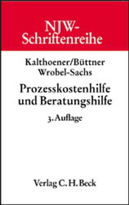 Prozesskostenhilfe und Beratungshilfe