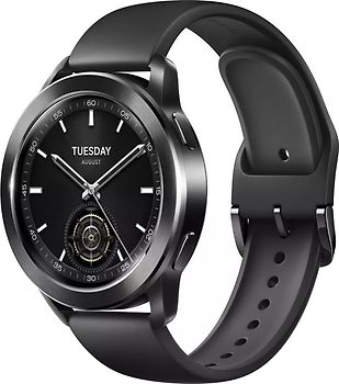 Xiaomi Watch S3 47 mm noir et bracelet en silicone noir [Wi-Fi]
