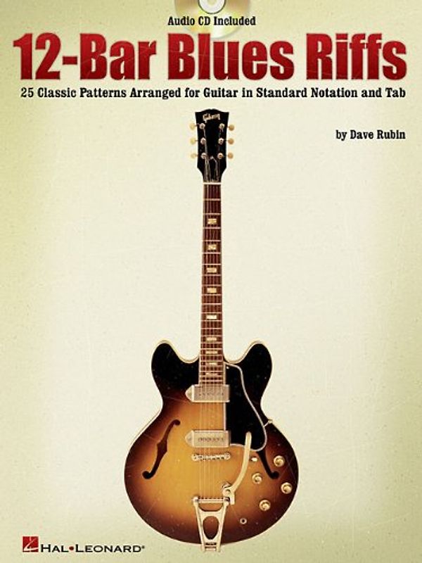 12-Bar Blues Riffs (Book And Cd) Gtr Book/Cd (Riff Notes) - Various