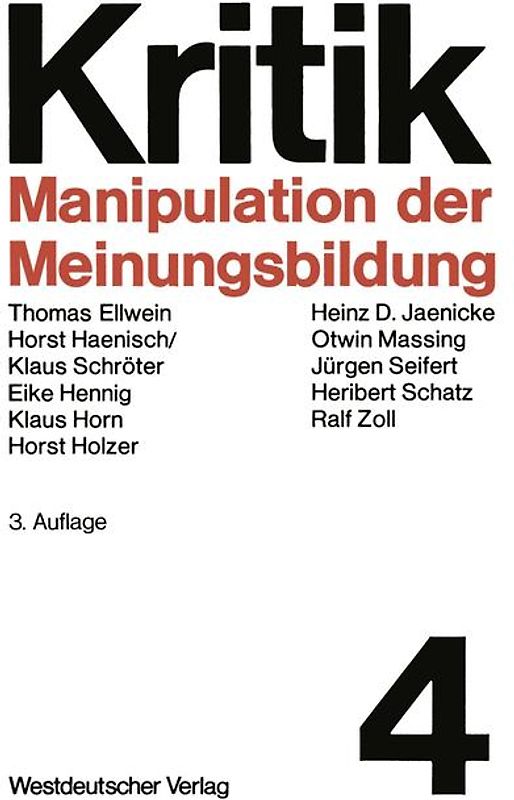 Manipulation der Meinungsbildung