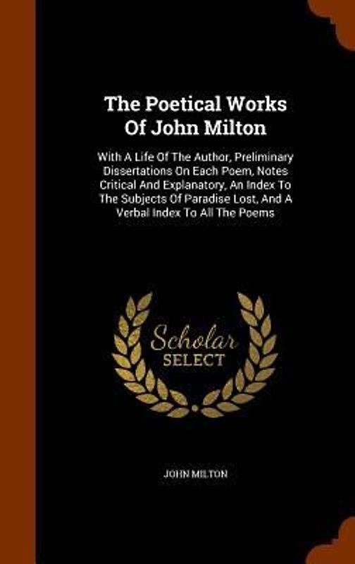 The Poetical Works Of John Milton