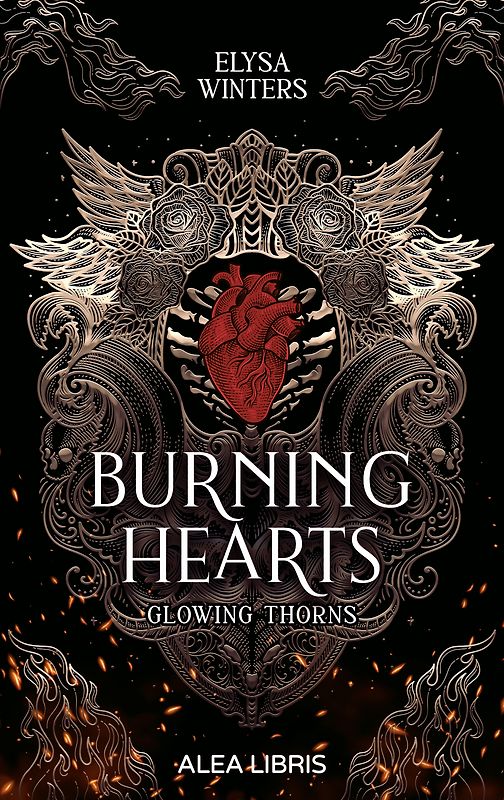 Burning Hearts | Farbschnitt in der 1. Auflage