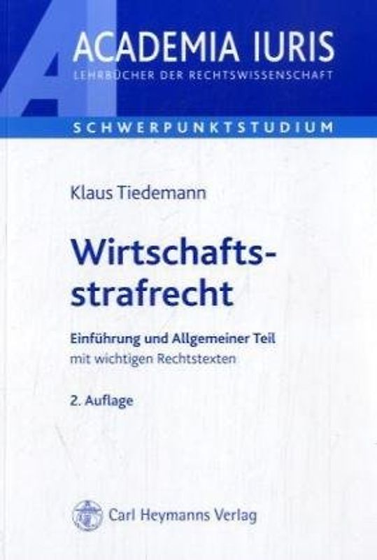 Wirtschaftsstrafrecht