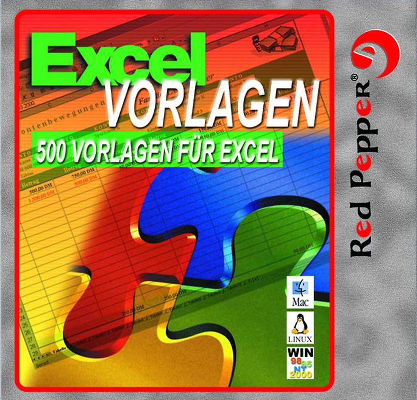 Excel-Vorlagen: 500 Vorlagen für Excel MacOS