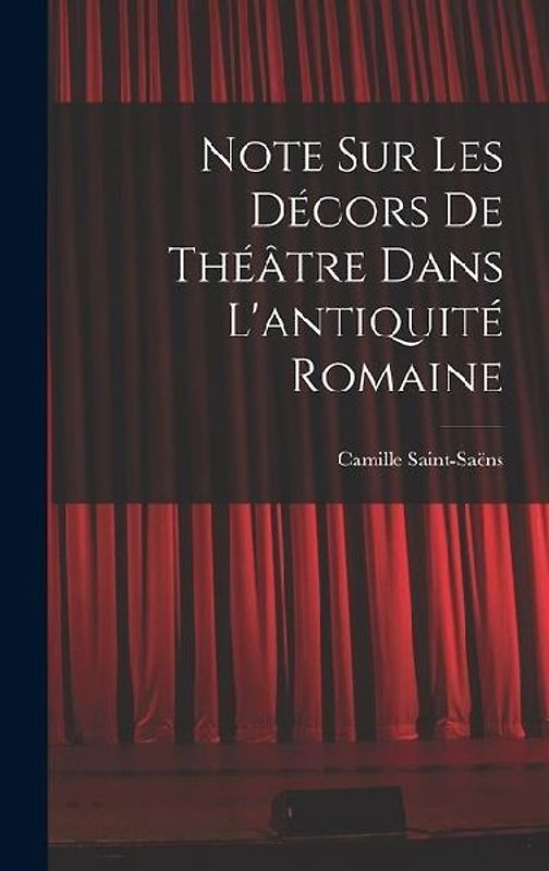 Note sur les décors de théâtre dans l'antiquité romaine