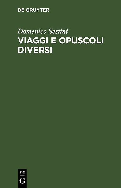 Viaggi e opuscoli diversi